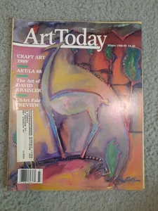 Art Today Magazin, Winter 1988/1989: Craft Art, David Kraisler, Kunstmesse etc. - Bild 1 von 2