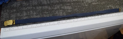 Cub Boy Scout Official Uniform Blue Belt S M 30” USA Made Solid Brass Buckle - Image 1 of 4