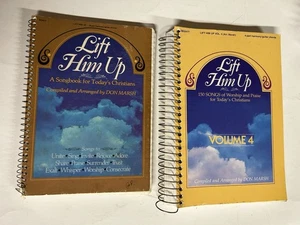 Lift Him Up A Songbook & Lift Him Up Volume 4. Spiral Bound - Picture 1 of 13