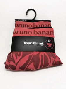 bruno banani short herren unterhose CALATHEA weinrot rostrot print 2-er Pack - Bild 1 von 2