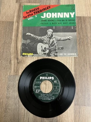 Vinyle 45 Tours-Johnny Hallyday-Les Rocks Les Plus Terribles - Photo 1/3