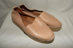ACT. Leder Plateau Espadrilles Strandschuhe nude hautfarben EUR 41 - Picture 1 of 6