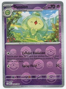 Duosion 2025 038/086 Stage 1 Black Bolt Poke Balls Pokemon Card - Picture 1 of 2