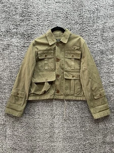Chaqueta de campo de caza militar verde oliva Polo Ralph Lauren para mujer talla pequeña - Imagen 1 de 9