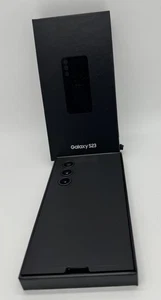 NEW(BoxOpen) Samsung Galaxy S23, 128Gb, Black (CRICKET WIRELESS) [195] - Picture 1 of 3