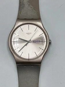 Vintage Woman Swatch Watch Rose Pink Gold Coloured - Picture 1 of 5