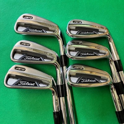 Titleist AP2 710 Iron Set 6pcs 5-Pw Flex S Stiff Dynamic Gold SL S300 Golf Clubs - Image 1 of 4