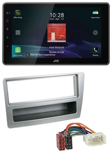 JVC DAB MP3 Bluetooth USB Autoradio für Honda Civic 04-06 silber autom. Klima - Bild 1 von 9