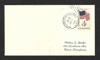 Highway Post Office HPO - Sheldon and Des Moines Iowa - Trip 5 - 1961 - Nov 1 - Image 1 of 2