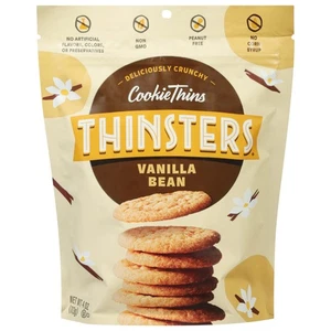Thinsters Cookies, Vanilla Bean Cookie Thins, 4 oz Pack - Picture 1 of 5