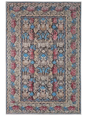 Turkish Kilim -  Floral,  Area Rug , Vintage  Rugs - Image 1 of 4