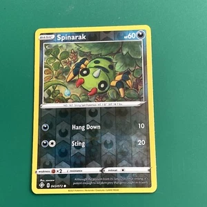 Spinarak - 043/072 - Reverse Holo Common - Shining Fates - Pokemon - NM/M - Picture 1 of 2