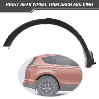 For 2016 2018 2018 Toyota Rav4 Right Rear Wheel Arch Trim Molding Passenger RH - Image 1 of 4
