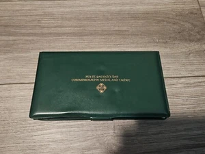 1974 St Patrick's Day Commemorative .999 Silver Medal and Cachet, Worth a Look! - Picture 1 of 6