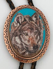 Classic Wolf Bolo Tie
