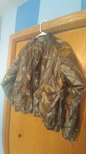 Woolrich Camoflauge Mens Med. Hunting Coat Reversible Jacket Realtree Hardwoods - Picture 1 of 12
