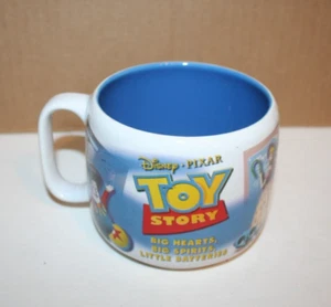 Toy Story Disney weiß/blau übergroßer Keramik Kaffeebecher 20 Unzen - Bild 1 von 5
