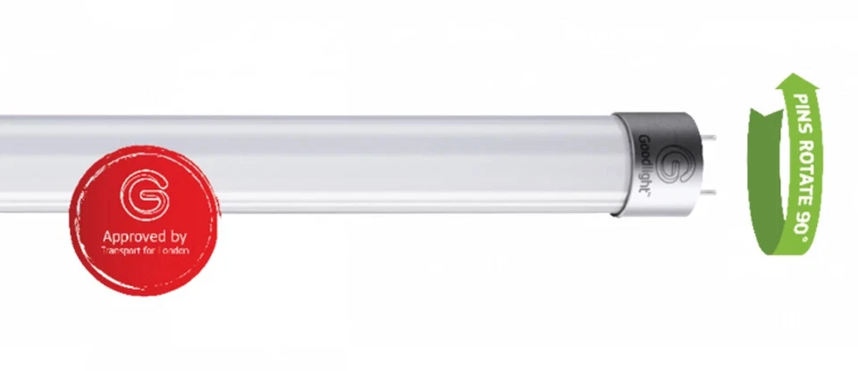Goodlight Fluoro Style LED Tube T8 2FT 10W Daylight Light Lamp Bulb Retro Fit - Image 1 of 1