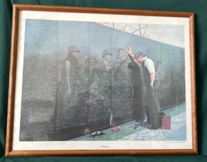 1988 Lee Teter Vietnam Veterans Of America "Reflections" Chapter 172 Poster - Picture 1 of 4
