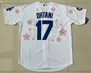 Shohei Ohtani #17 Dodgers White 2025 Tokyo Series Stitched Jersey - Picture 1 of 2