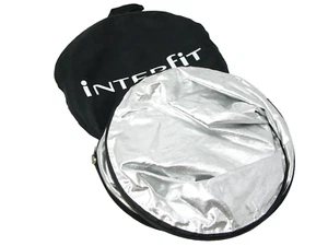 Interfit 80cm Reversible Gold & Silver Collapsible Round Light Reflector - Picture 1 of 3