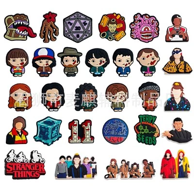 32Pcs Eleven Stranger Monster Shoes Charms Shoe Buckle Shoes Decors for Crocs - image 1 of 4