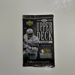 07 upper deck Football Pack - Picture 1 of 1