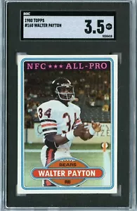 1980 Topps FB Walter Payton Chicago Bears #160 ⭐️💥🎯 SGC Classificato 3,5 - Foto 1 di 2
