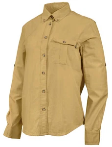 Beretta Womens Tm Shooting Shirt L/S, Tan (Ld561075610008) - Picture 1 of 5