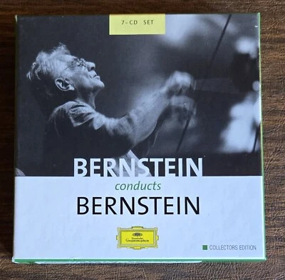 Bernstein Conducts Bernstein Collectior's Edition 7 CD Box Set W/ Insert mn4642 - Image 1 of 4