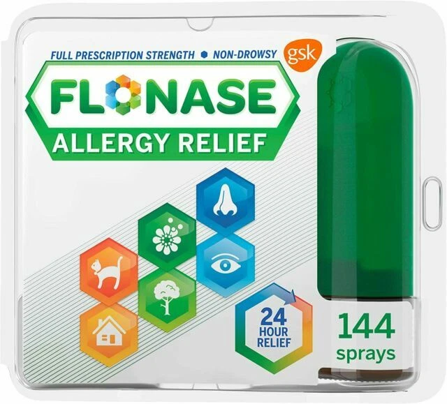FLONASE 24 Hour Non-Drowsy Metered Nasal Spray Allergy Treatment - 0.62oz