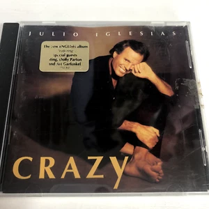Julio Iglesias Crazy CD 10 Songs 1994 Pop Music Covers Love Songs Read Condition - Picture 1 of 6