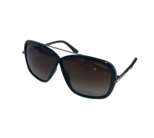 Tom Ford Women’s Sunglasses Green TF455 Oversize Lens Brown Gradient Acetate - Picture 1 of 12