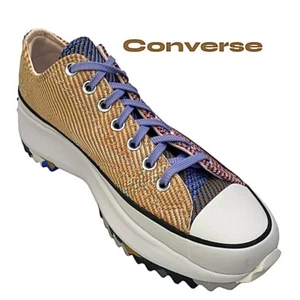 Converse Run Star Hike Knit Mashup Low Shoes Sneakers Unisex Women 10, Men 8.5 M - Picture 1 of 13