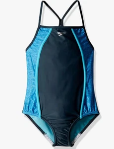 Speedo Girls' Swimsuit One Piece Thin Straps Multicolor Size 10 5219 - Picture 1 of 2