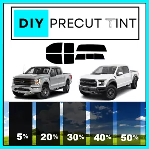DIY PreCut Window Tint Kit Fits ANY FORD F-150 2000-2025 ANY Shades ALL Windows - Picture 1 of 9