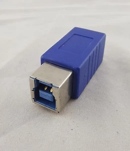 1x USB 3.0 B Female to Micro B Male Plug Converter Adapter Connector High Speed - Picture 1 of 4