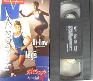Versa Training Hi Low Aerobics & Strong Legs VHS By Reebok - Imagen 1 de 5