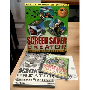 Screen Saver Creator 5 Software Deluxe Vintage Windows 95 CD 3D MP3 Support - Bild 1 von 13