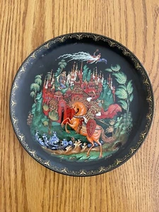 “Rostov the Great” Plates (2) Legend and Fairy Tales- Lacquer - Picture 1 of 3