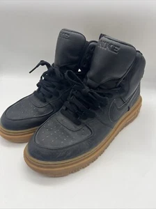 Nike Air Force 1 High GTX Gore-Tex Stivali Nero/Gomma Uomo Taglia 12.5 CT2815-001 - Foto 1 di 13