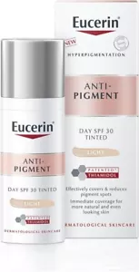 Eucerin Anti-Pigment Tinted Day Cream SPF30 Light 50ml Reduces Spots Skincare - Picture 1 of 1
