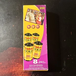 Kodak Gold 200 Speed 35mm Color Print Film 4 Rolls 24 Exposure New Expired - Picture 1 of 4