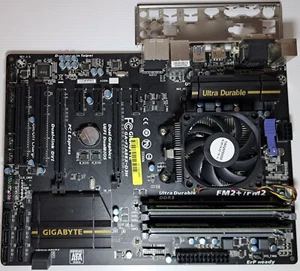 Scheda Madre Gigabyte GA-F2A88X-D3H con CPU AMD AM2 e Ram - Photo 1/1
