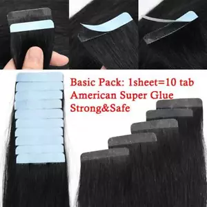 US Hair Tape for Tape in Hair Extensions Glue Super Adhesive Tapes Replacement - Picture 1 of 11