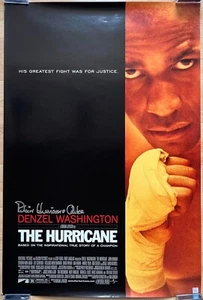 Boxer Rubin Hurricane Carter signed handsigniert The Hurricane Movie Poster - Bild 1 von 6