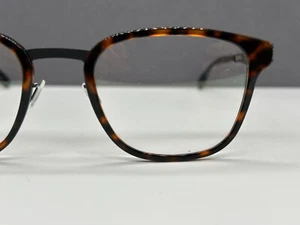 Ic! Berlin Eyeglasses Frames men Braun Black Large L XL Panto Angular Mr Bice Np - Picture 1 of 12