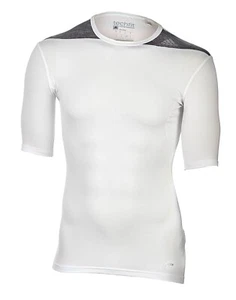 SALE! adidas Techfit Base Shortsleeve weiß/grau (D82012), Gr. S - Bild 1 von 1