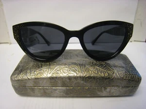 Christian Siriano Penelope Rx'able Womens Sunglasses Black 54.5-19.0-141 W/Case - Picture 1 of 5