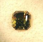 Andalusite, Brazil, 5.5x5.5mm Precision Square Barion Cut 1.05ct. Item #0964